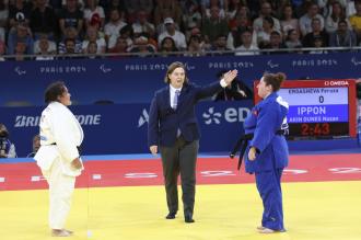 Paris'te milli sporcu Nazan Akın Güneş judoda bronz madalya kazandı