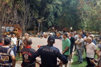 İzmir'de Harmandalı Katı Atık Düzenli Depolama Tesisi'nin kapatılmaması protesto edildi