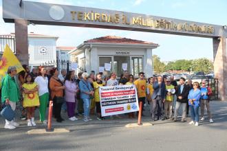 Eğitim Sen Tekirdağ Şubesi: İtibardan tasarruf olur, eğitimden olmaz