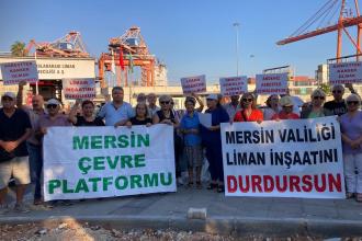 Mersin Çevre Platformu: Asbest öldürür, Valilik liman dolgu işlemini durdursun!