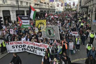 Londra'da Filistin'le dayanışma eylemi | İngiltere hükümetine çağrı: Katile silah vermeyin