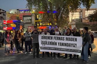 Antep ve Maltepe’de direnişteki işçilerle dayanışma: "İşçiler ölüm düzenine boyun eğmeyecek"