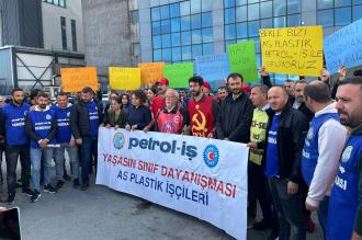 As Plastikte grev 36. Gününde: Emek ve demokrasi güçlerinden dayanışma buluşması