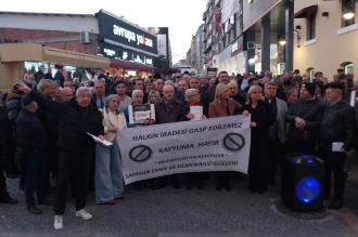 Samsun'da kayyım protestosu: Halkın iradesi gasbedilemez