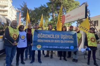 Eğitim Sen İzmir 4 No’lu Şube: Öğrenciler üşüyor, öğretmenler ders işleyemiyor