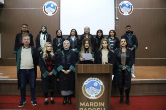 Mardin Barosundan 'Cinsiyet Temelli Şiddete Karşı Politika Belgesi'