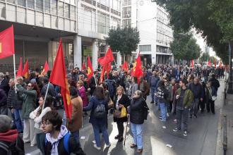 NATO Genel Sekreteri Rutte'nin ziyaretine Atina'da kitlesel protesto