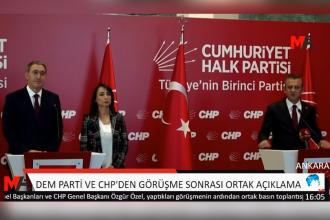 DEM Parti eş genel başkanları ve Özel'den 'kayyım' açıklaması: Kanunu çıkaralım