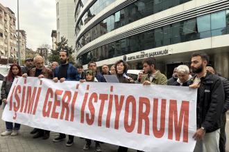 Kartal Belediyesinde işten atma protestosu