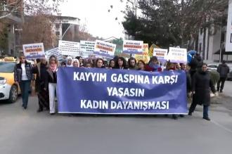 Dersim’de kadınlar yürüyüşle kayyımı protesto etti