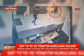 KRT TV binasına saldırı