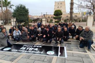 Kızıltepe Belediyesi önünde Zeyni İpek’e istifa çağrısı