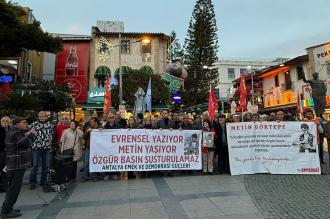 Antalya Emek ve Demokrasi Güçleri, Metin Göktepe’yi andı