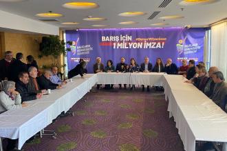 HDK "Barış için 1 milyon imza" kampanyası başlattı