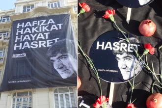 Hrant Dink vurulduğu Sebat Apartmanı önünde anıldı