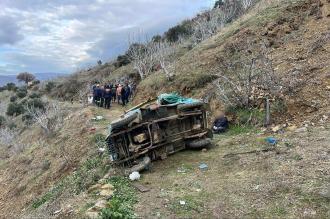 Aydın’da tarım işçilerini taşıyan araç kaza yaptı: 1 ölü, 6 yaralı