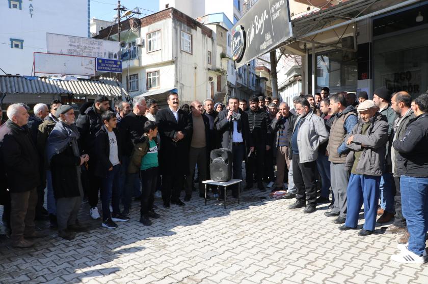 Çermik'te tapulu alanlara imar çalışmasına halktan tepki