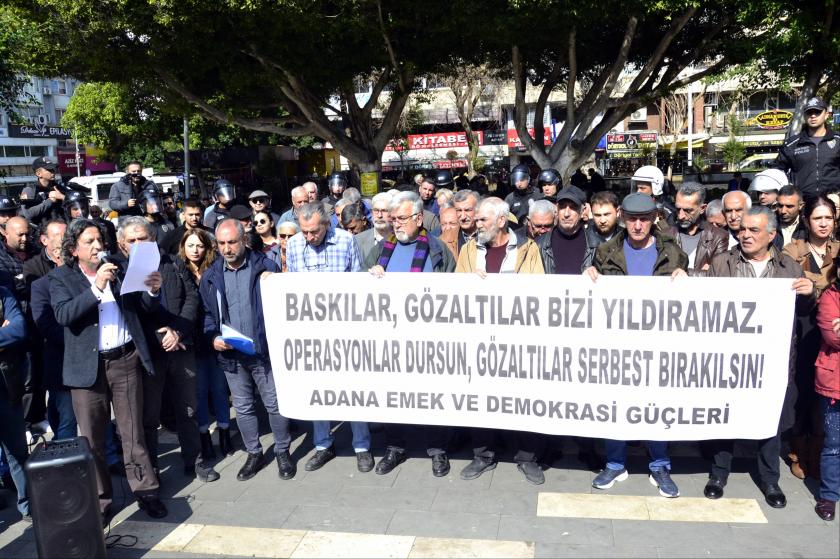 Emek ve Demokrasi Güçleri gözaltılara tepki gösterdi