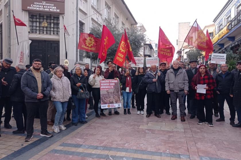 Aydın'da gözaltılar ve tutuklamalar için eylem: “Baskılar sizin, mücadele bizimdir”