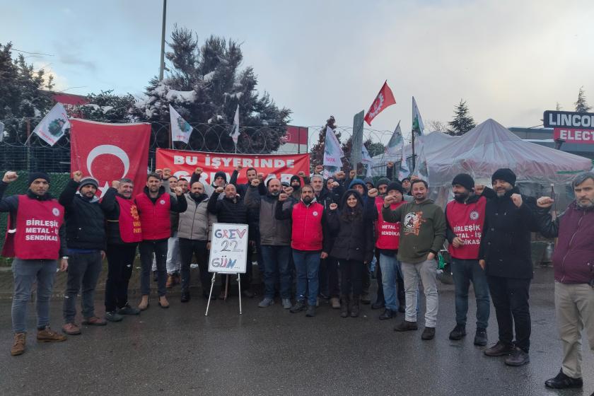 EMEP'ten soğuk kış gününde grevci işçilere sıcak çorba