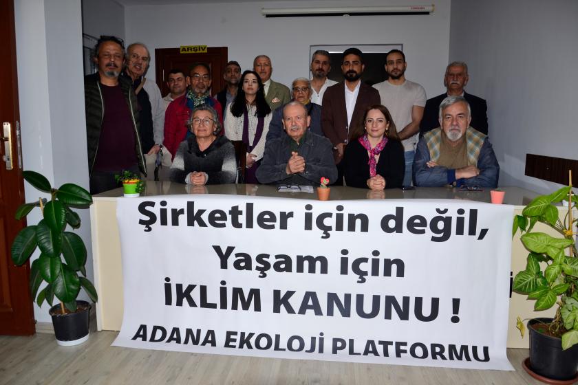 İHD Adana Şubesi: İklim Kanunu şirketler için değil, halk için olmalı