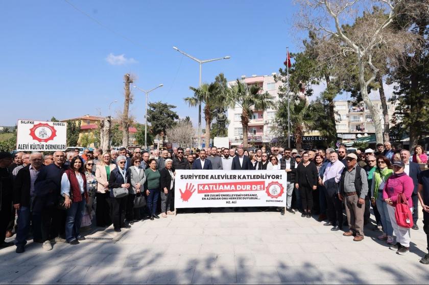 Silifke’den Suriye’deki Alevi katliamına tepki: "Uluslararası kamuoyu nerede?"