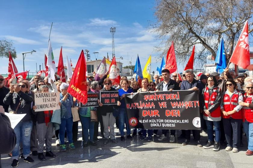 Dikili’de Alevi katliamına tepki: "Vicdan sahibi herkesi soykırıma karşı harekete çağırıyoruz"