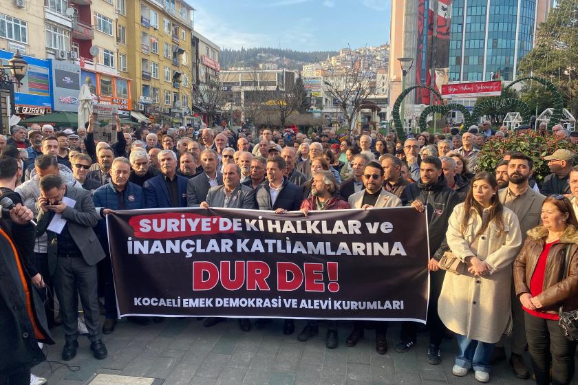 Kocaeli'de Suriye'de yaşanan Alevi katliamı kınandı: “Alevilere yönelik açık bir soykırım teşebbüsüdür”