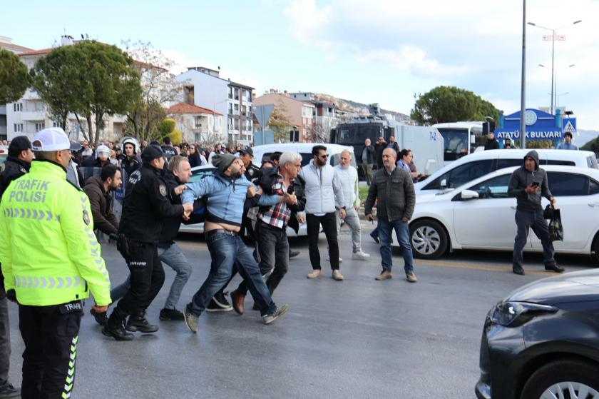 Muğla'da İmamoğlu'nun gözaltına alınmasına karşı protesto: 5 kişi gözaltına alındı