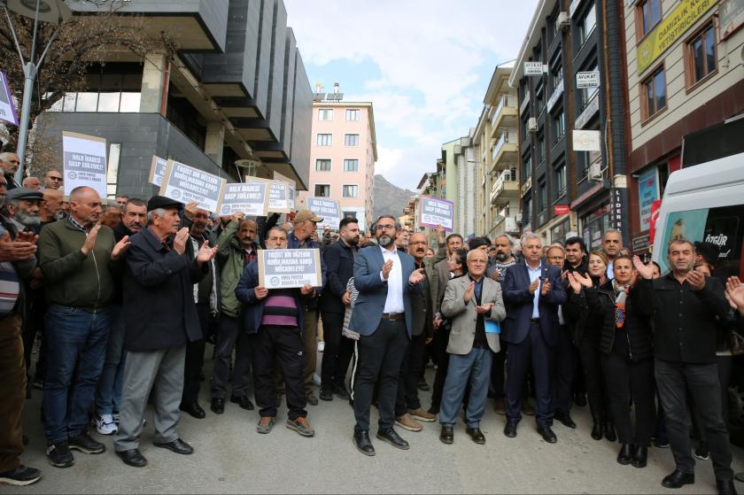 Dersim'de İmamoğlu protestosu | ‘Genel grev ve genel direniş örgütlemeliyiz’