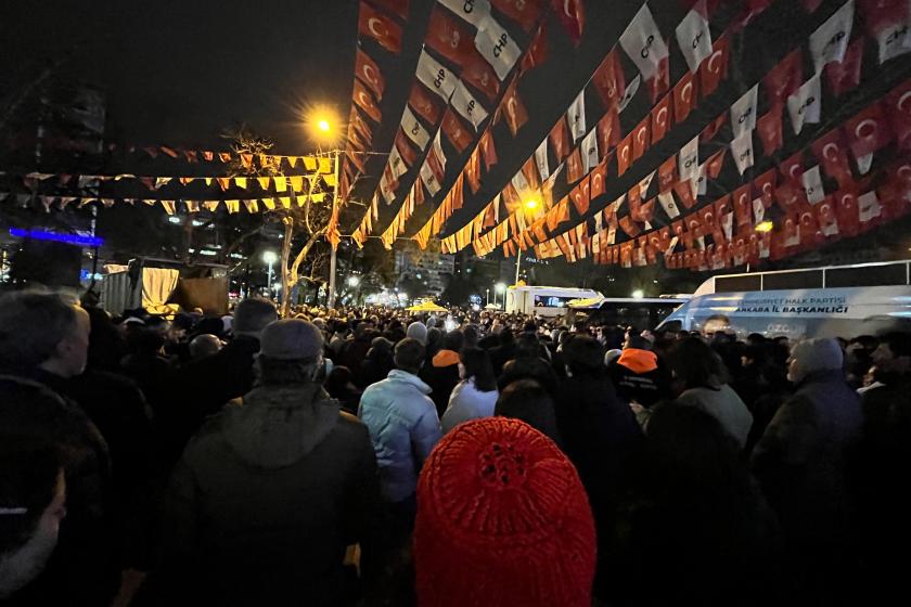 Ekrem İmamoğlu için Ankara'da eylem: “Halkın iradesini birlikte savunacağız”