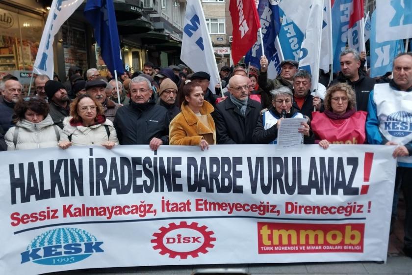 Samsun'da demokrasi güçlerinden İmamoğlu'na destek: "Baskılara karşı direneceğiz"