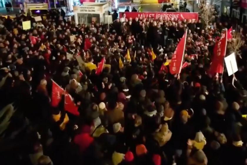 Kırşehir'de İmamoğlu'nun gözaltına alınması protesto edildi