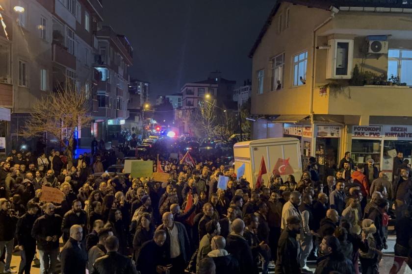 Esenyalı'daki eyleme polis müdahalesi ve gözaltı