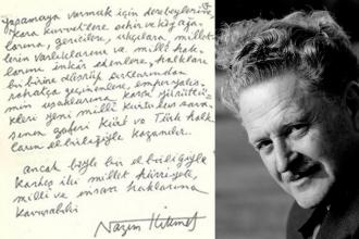 Nâzım Hikmet’in Kamuran Bedirxan’a Yazdığı Mektup