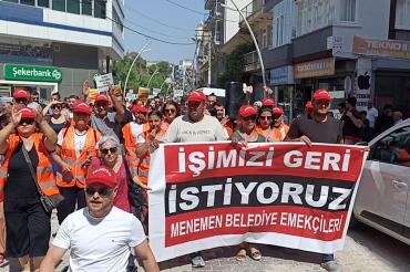 Menemen Belediyesi'nde işten atmalar sürüyor