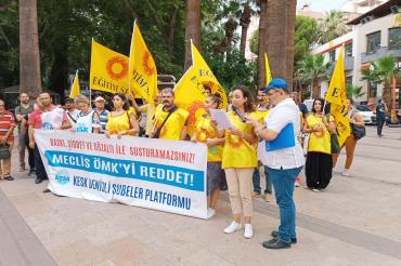 ÖMK eylemindeki polis saldırısına tepki: Adil ve kapsayıcı bir meslek kanunu yapılsın