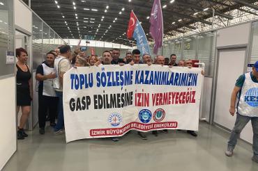 Belediye emekçileri: Kazanılmış haklarımızdan vazgeçmiyoruz