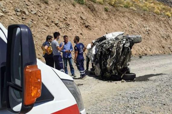 Hakkari Yüksekova'da minibüs uçuruma yuvarlandı, 6 kişi yaşamını yitirdi