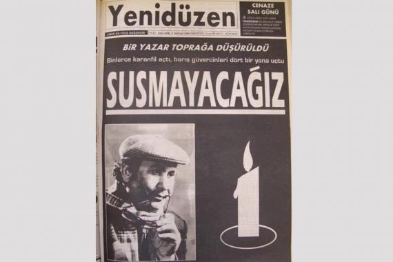 Yenidüzen gazetesinden Kutlu Adalı yazıları: Katili tanıyoruz! Hepimiz Adalı'yız