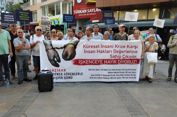 26 Haziran İşkence Görenlerle Dayanışma Günü'nde meslek örgütleri ve dernekler bir araya geldi