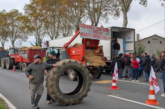 Fransız çiftçiler AB-Mercosur ticaret anlaşmasını protesto etti.