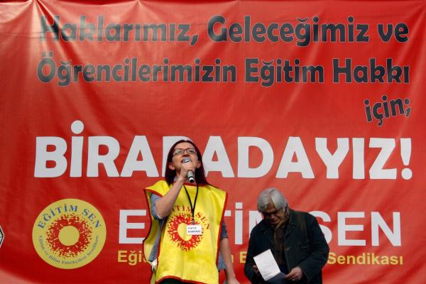 Eğitim Sen Genel Başkanı Feray Aytekin Aydoğan 