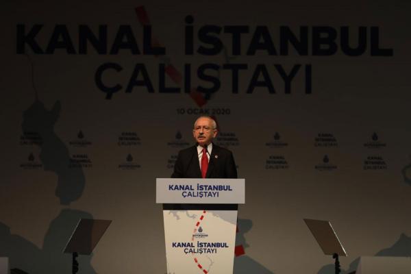 Kanal İstanbul Çalıştayı'nda konuşan Kemal Kılıçdaroğlu