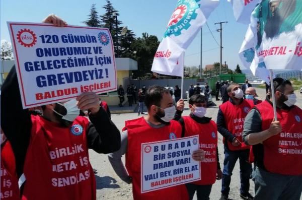 Partido de solidaridad de los trabajadores de Baldur prohibido debido a la pandemia