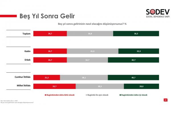 SODEV'in 'Gençlik Araştırması Raporu'ndan alınan grafik.
