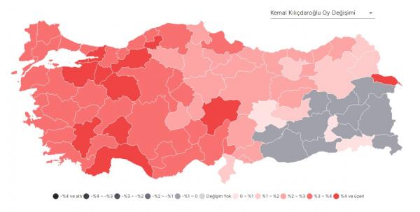 İkinci tur seçim haritası