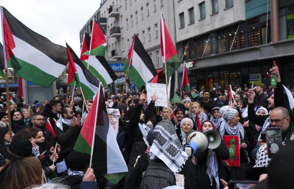 Almanya'da Filistin'e destek eylemi