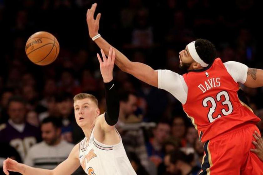 NBA'de gecenin sonuçları: Davis'ten Knicks'e 48 sayı