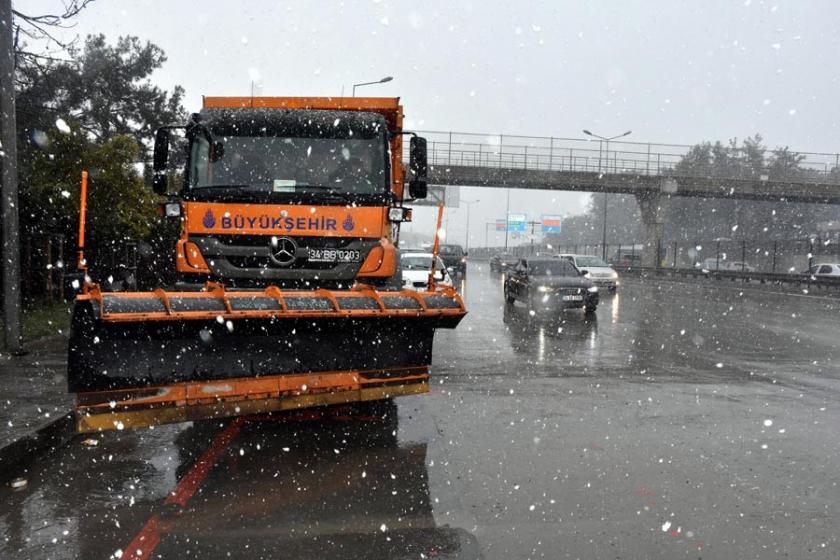 İstanbul'da beklenen kar yağışı kısa sürdü